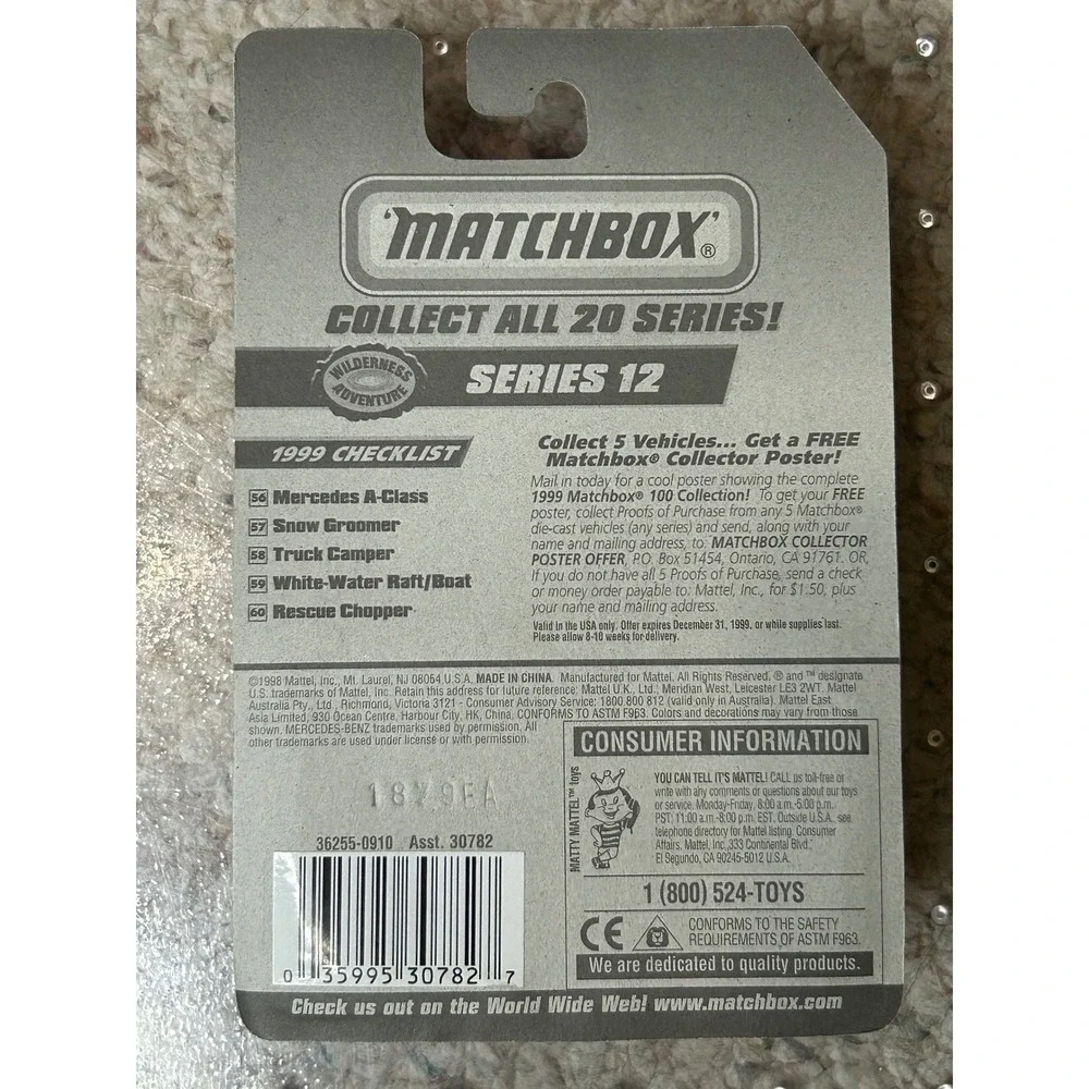Matchbox '62 VW‎ Beetle & Mercedes A-Class Wilderness Collection Series